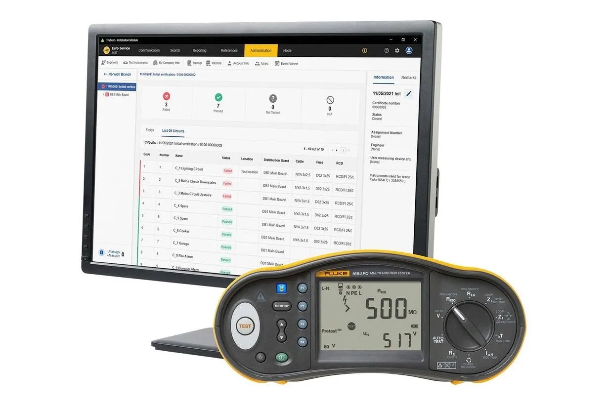 Тестер электроустановок Fluke 1664 FC