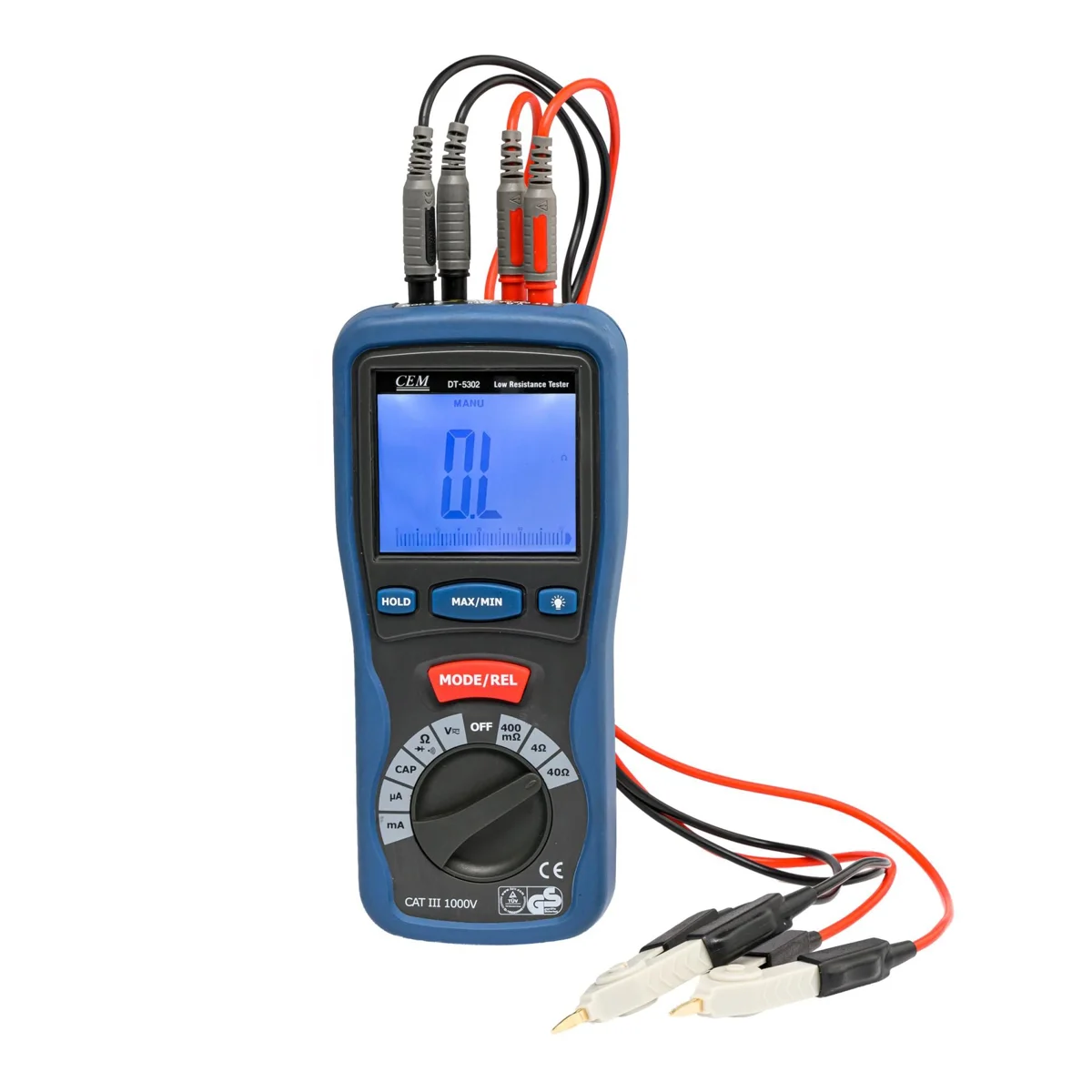 CEM DT-5302 миллиомметр с функцией мультиметра
