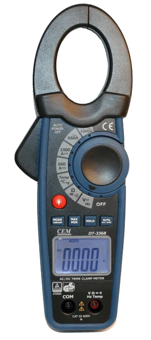 CEM DT-3368 Клещи электроизмерительные True RMS