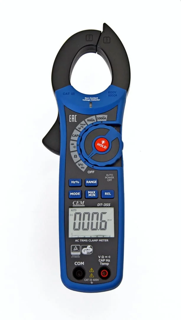 CEM DT-355 Клещи электроизмерительные, True RMS