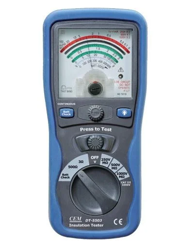CEM DT-5503 Аналоговый мегаомметр