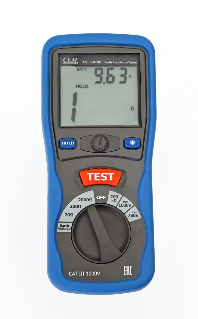 CEM DT-5300B измеритель сопротивления заземления