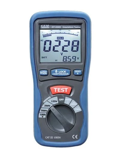 CEM DT-5505 Цифровой мегаомметр