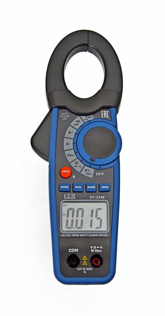 CEM DT-3348 Клещи электроизмерительные, ваттметр