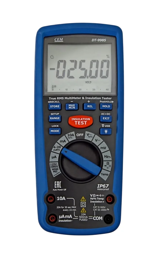 CEM DT-9985 Мультиметр цифровой, мегаомметр