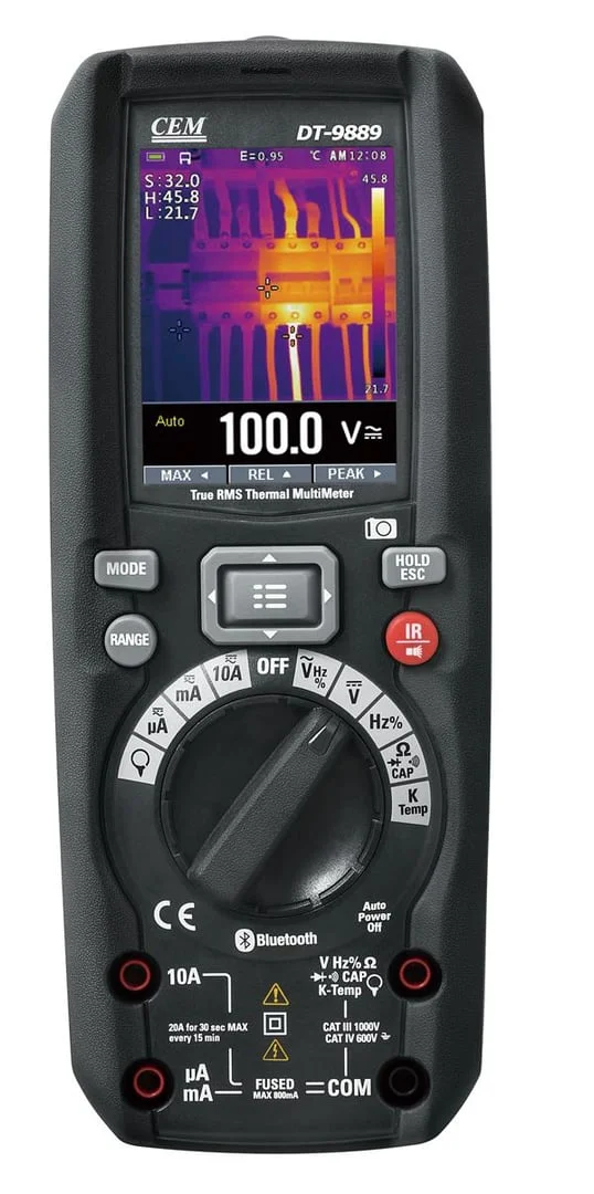 CEM DT-9889 Мультиметр TRMS с встроенным тепловизором
