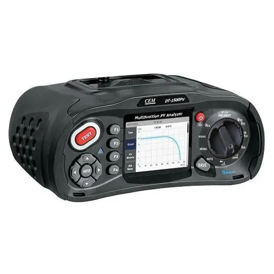 CEM DT-1500PV - многофункциональный тестер для проверки фотоэлектрических систем
