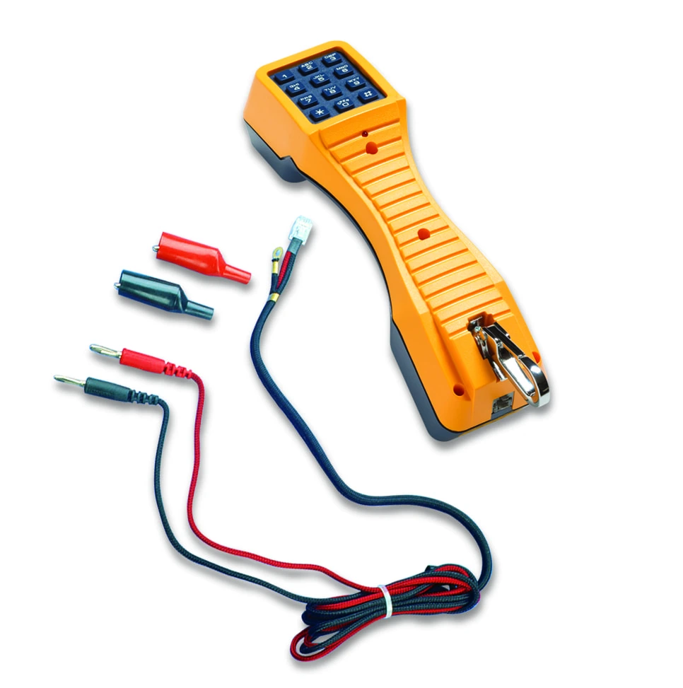 Тестер Fluke Networks TS19 Test Sets с переходом со штекера на зажим типа крокодил
