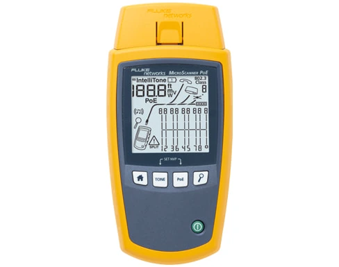 Тестер кабельный Fluke Networks MicroScanner PoE