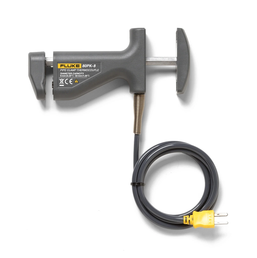 Датчик температуры с хомутом для труб Fluke 80PK8 типа К